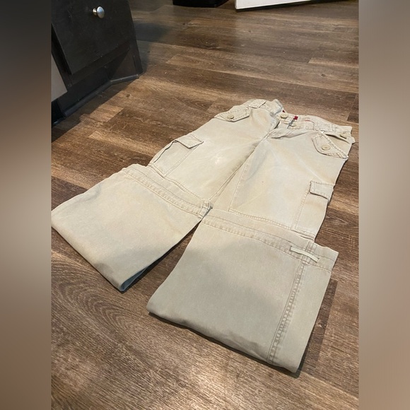 Vintage Be Bop Khaki Cargo Pant Size 5 - Picture 2 of 3